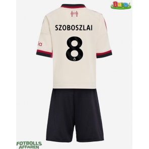 Liverpool Dominik Szoboszlai #8 Bortaställ Barn 2025-26 Kortärmad (+ Korta byxor)